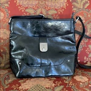 Black crossbody style & co purse handbag